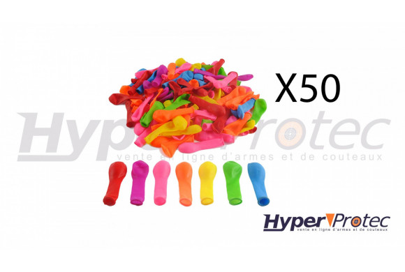 Sachets de 50 ballons gonflables pour tir au plomb