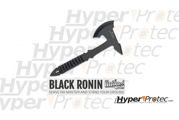 Hache de lancer Black Ronin manche et étui en nylon