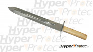 Poignard de chasse à servir lame 28 cm dague avec étui cuir