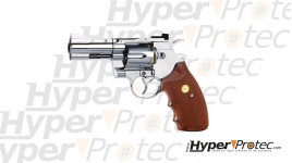 Revolver Python 357 Magnum chromé crosse bois 2.5 pouces - billes acier 4.5 mm