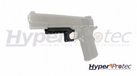 Rail de pontet montage pour pistolet colt 1911 & Colt 45 Couleur-Noir