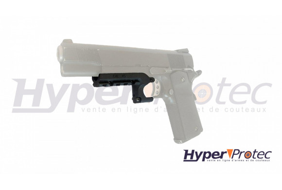 Rail de pontet colt 1911 ou colt 45 pour fixation Picatinny sous le canon