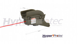 Pointeur Laser rouge et rail de montage pour Beretta M92 et M9 