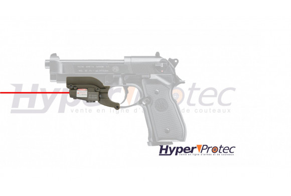 Laser rouge et rail de montage pour pistolet Beretta M92 et M9 
