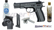 Pack CZ 75 réplique airsoft métal Gaz et CO2 Blowback