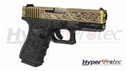 Pistolet genre Glock W19 Floral Pattern Airsoft