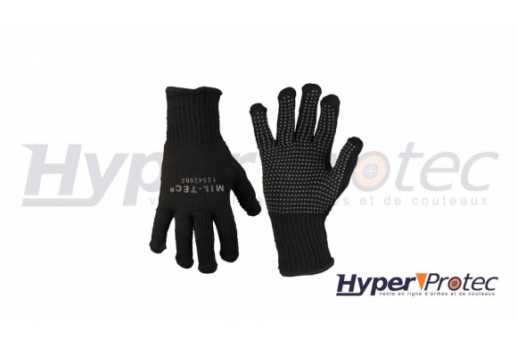 Gants Miltec De Couleure Noire