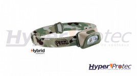 Lampe frontale Petzl "TACTIKKA +" 350 lumens noir ou camo au choix