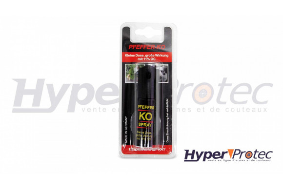 Pfeffer KO Au Spray Poivre Bombe Lacrymogène 15 ml