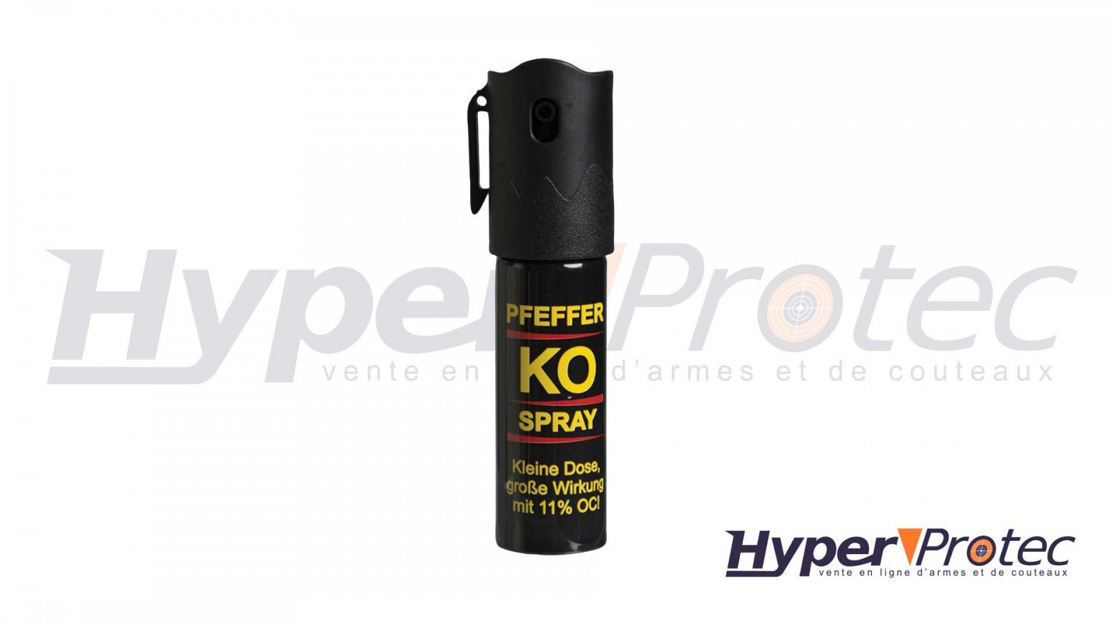 Bombe Lacrymogène Pfeffer KO Au Spray Poivre 15 ml