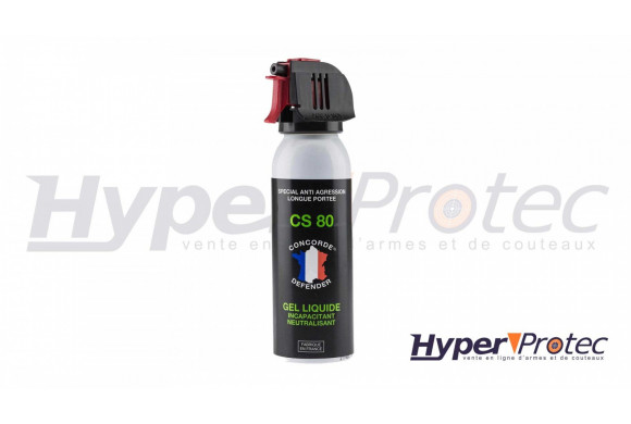 Concorde Defender Au Gel CS 100 ml Bombe Lacrymogène