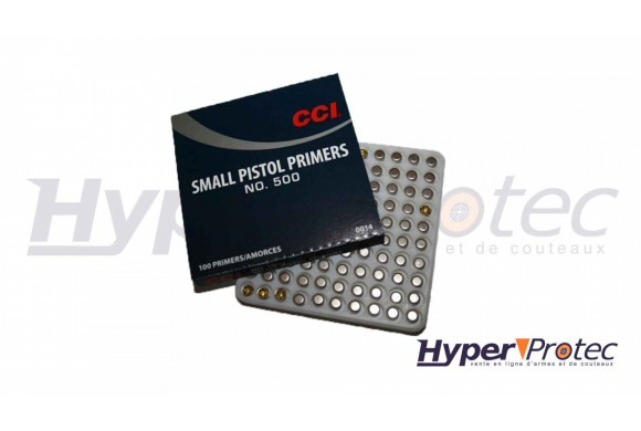 CCI Amorce Small Pistol Primers 500 