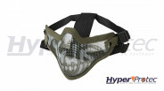 Masque Grillagé Airsoft Ultimate tactical Camouflage Vert / Blanc