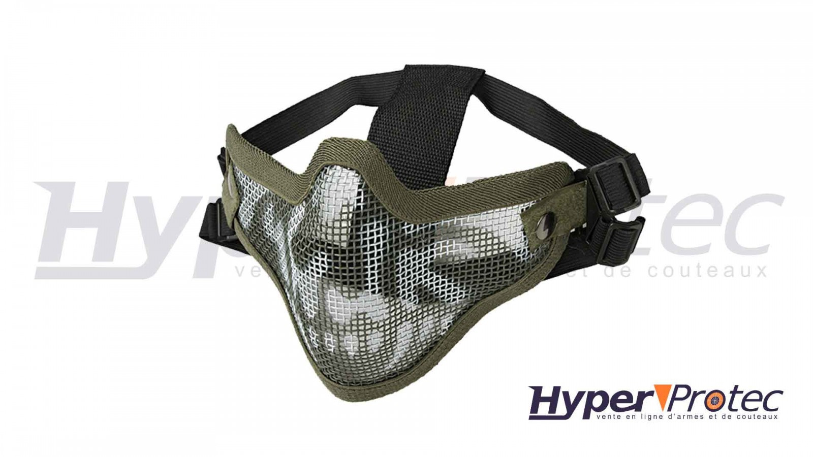 Masque grillagé airsoft et grille de protection - Alpha Airsoft