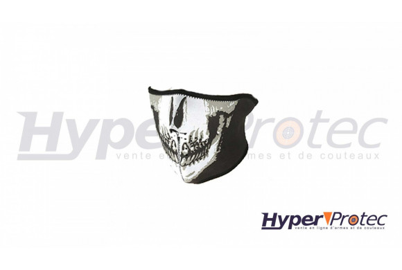 Masque De Protection Airsoft Ultimate Tactical Tête De Mort Noir