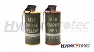 G&G Grenades Fumée M18 BBS - Jaune & Rouge