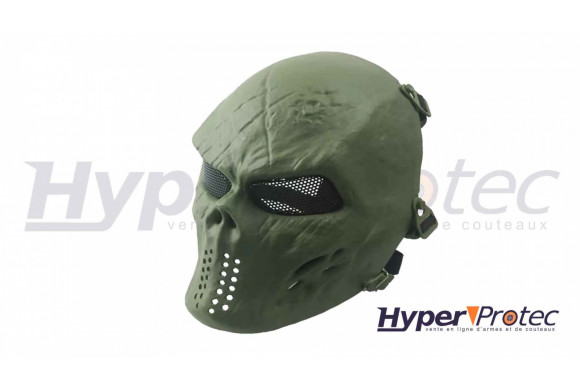 Shield Dragon Masque Airsoft Skull - Olive