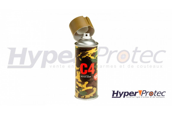 Spray Peinture C4 Mil Grade - Coyote Mat