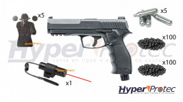 Pack T4E HDP 50 Pistolet Balle Caoutchouc et son laser dissuasif