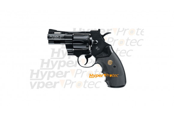 Revolver Python 357 Magnum noir 2.5 pouces - billes acier 4.5 mm