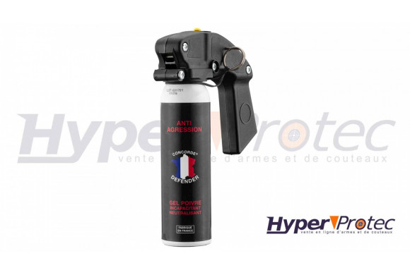 Bombe Lacrymogène Concorde Defender Gel Poivre 100 ml