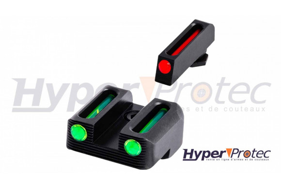 Kit Visée fibre optique Truglo pour Glock