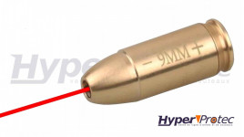 Cartouche laser calibre 9mm de réglage