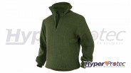 Pull Troyer Vert Olive Pull camionneur pas cher