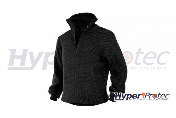 Pull camionneur a col pull Troyer Noir