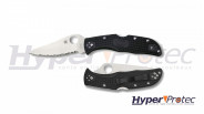 Couteau de combat Spyderco Endela lame dentelée