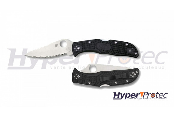 Couteau de combat Spyderco Endela lame dentelée