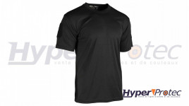 T-Shirt Mil-Tec Tactique Quick Dry Couleur Noire