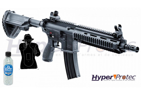 Pack Fusil Airsoft HK 416 CQB