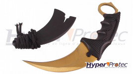 Couteau Karambit Couleur Or