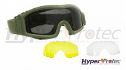 Lunette De Protection Airsoft avec ecran jaune et fumé