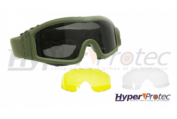 Lunette De Protection Airsoft avec ecran jaune et fumé