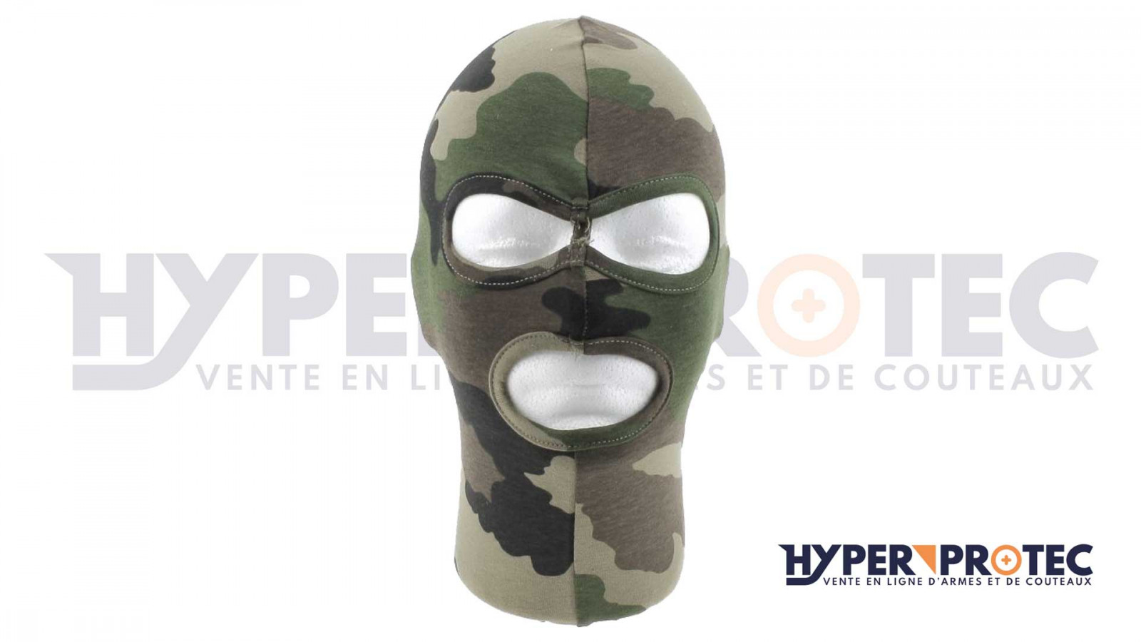 Cagoule Chasse Camo CE 3 Trous