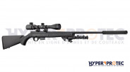 Carabine 17 HMR Mossberg Plinkster 817 avec bipied et lunette 