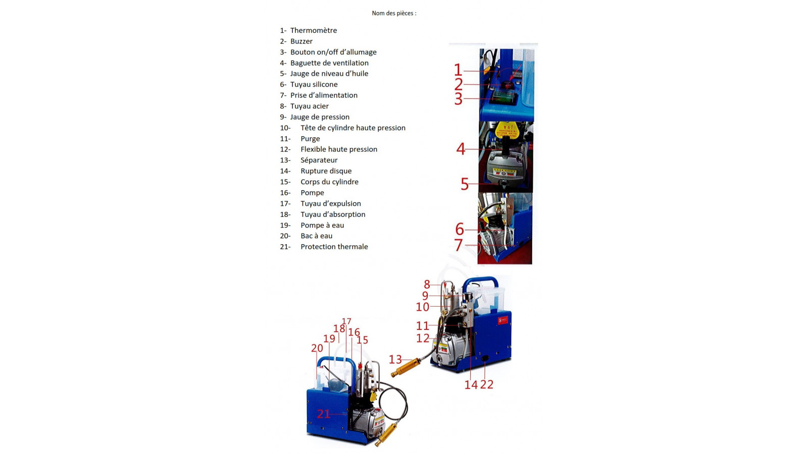 Compresseur Electrique Pour Carabines Pcp 300 Bars Jusqu'à 1000cc