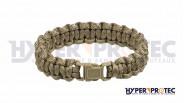 Bracelet Paracorde Mil-Tec Tan Coyotte