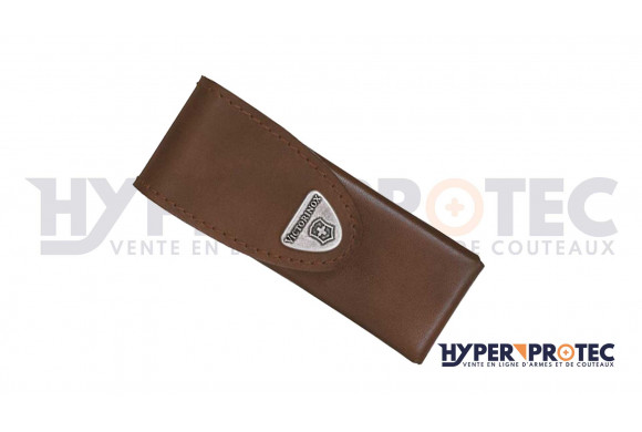 Etui cuir Victorinox marron pour swisstool spirit plus