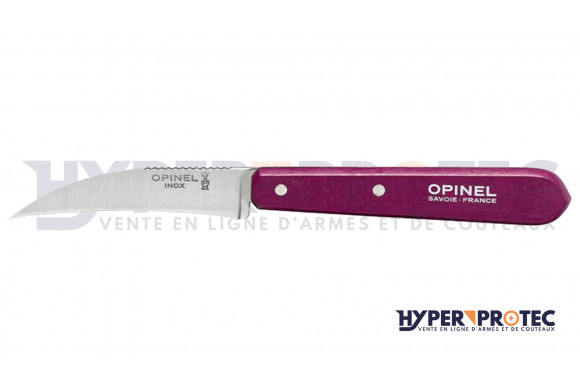 Couteau Opinel à légumes aubergine
