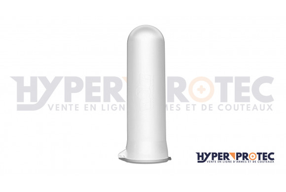 Tube blanc réserve 140 billes paintball