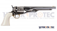 Revolver Poudre Noire Pietta 1860 Army Old Silver Ivoirine