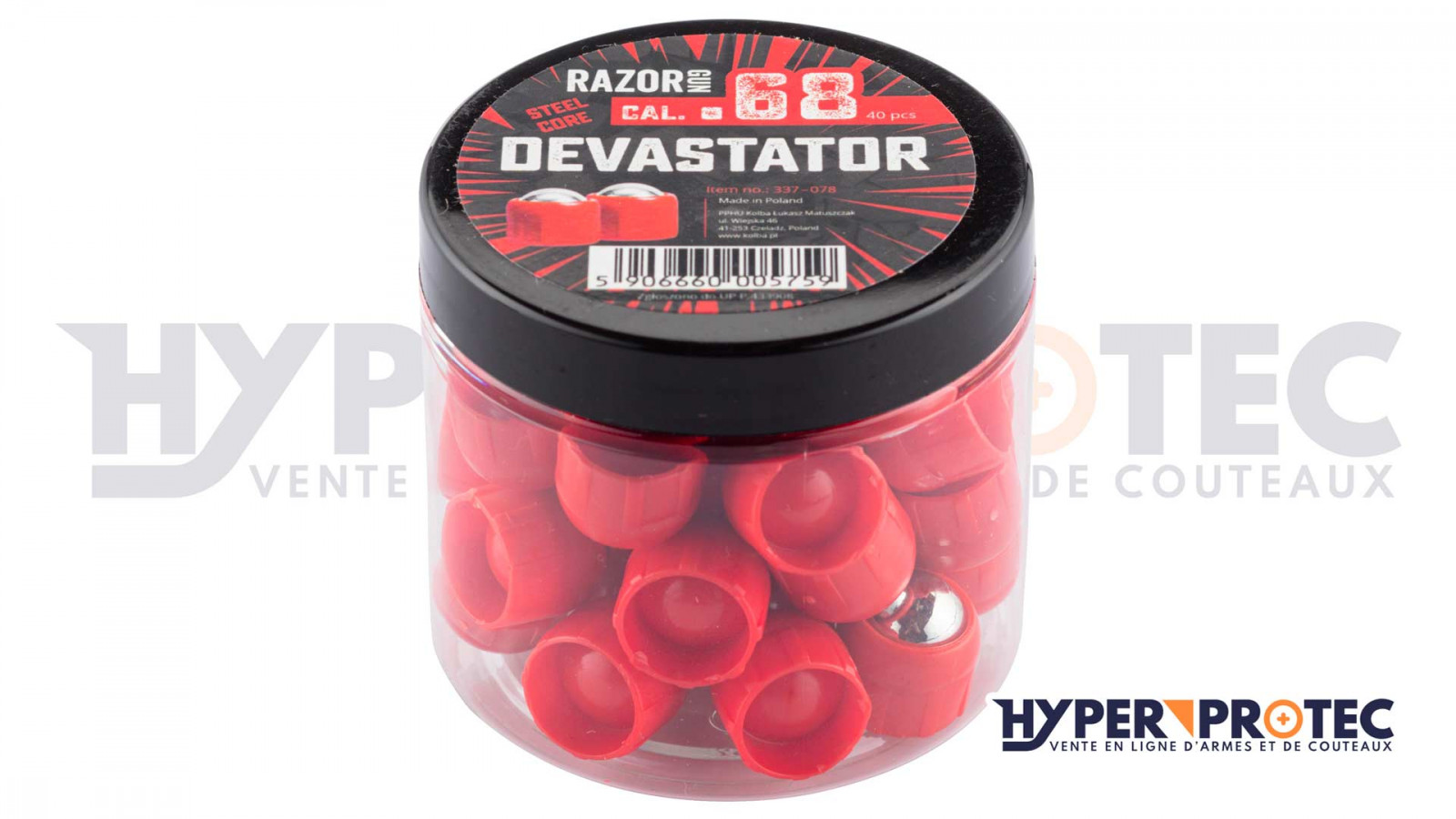 Bille Acier de remplacement pour grenade E-RAZ