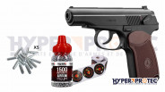 Pistolet CO2 Bille Acier Borner PM-X genre MAKAROV