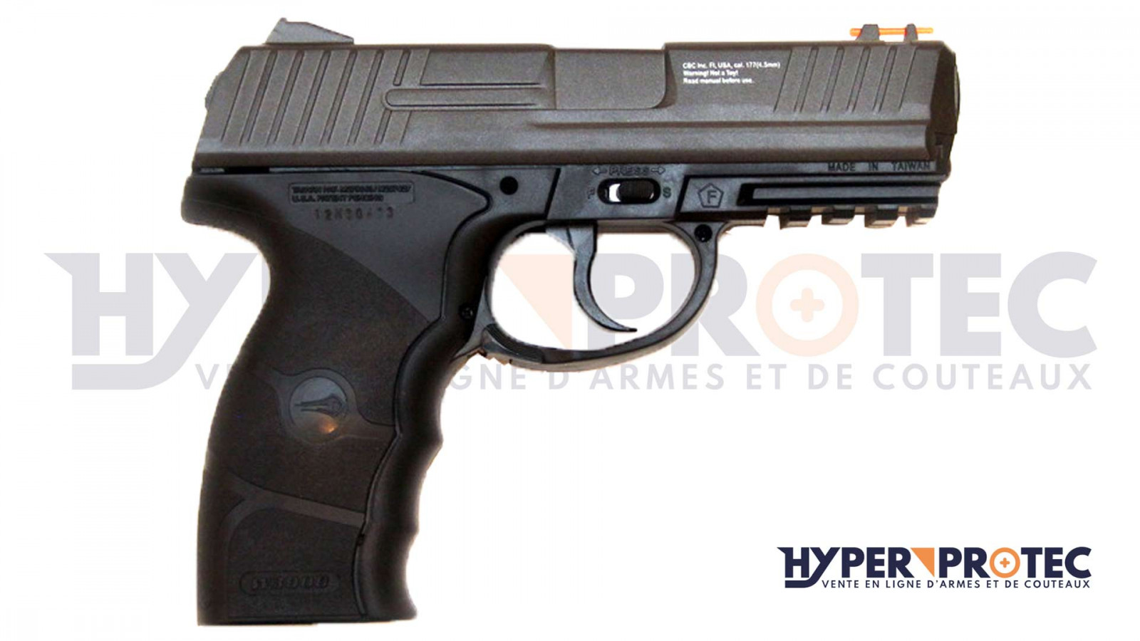 Pack Pistolet Bille Acier Borner PM-X - Pistolet à plomb