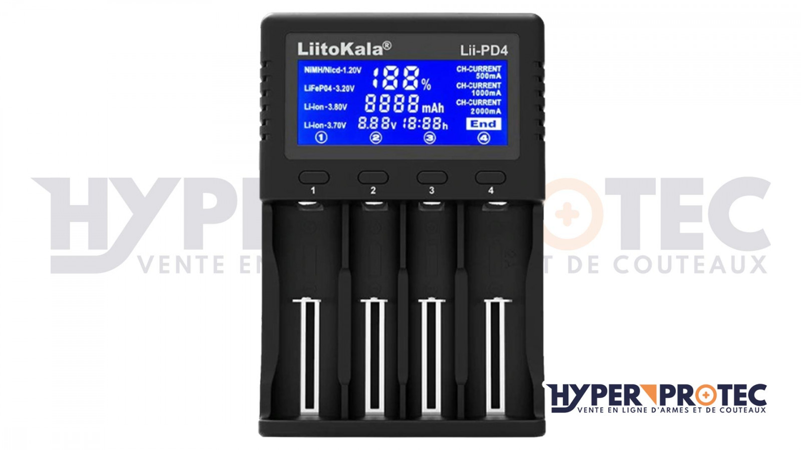 Chargeur De Piles Universel Liitokala Lii-PD4