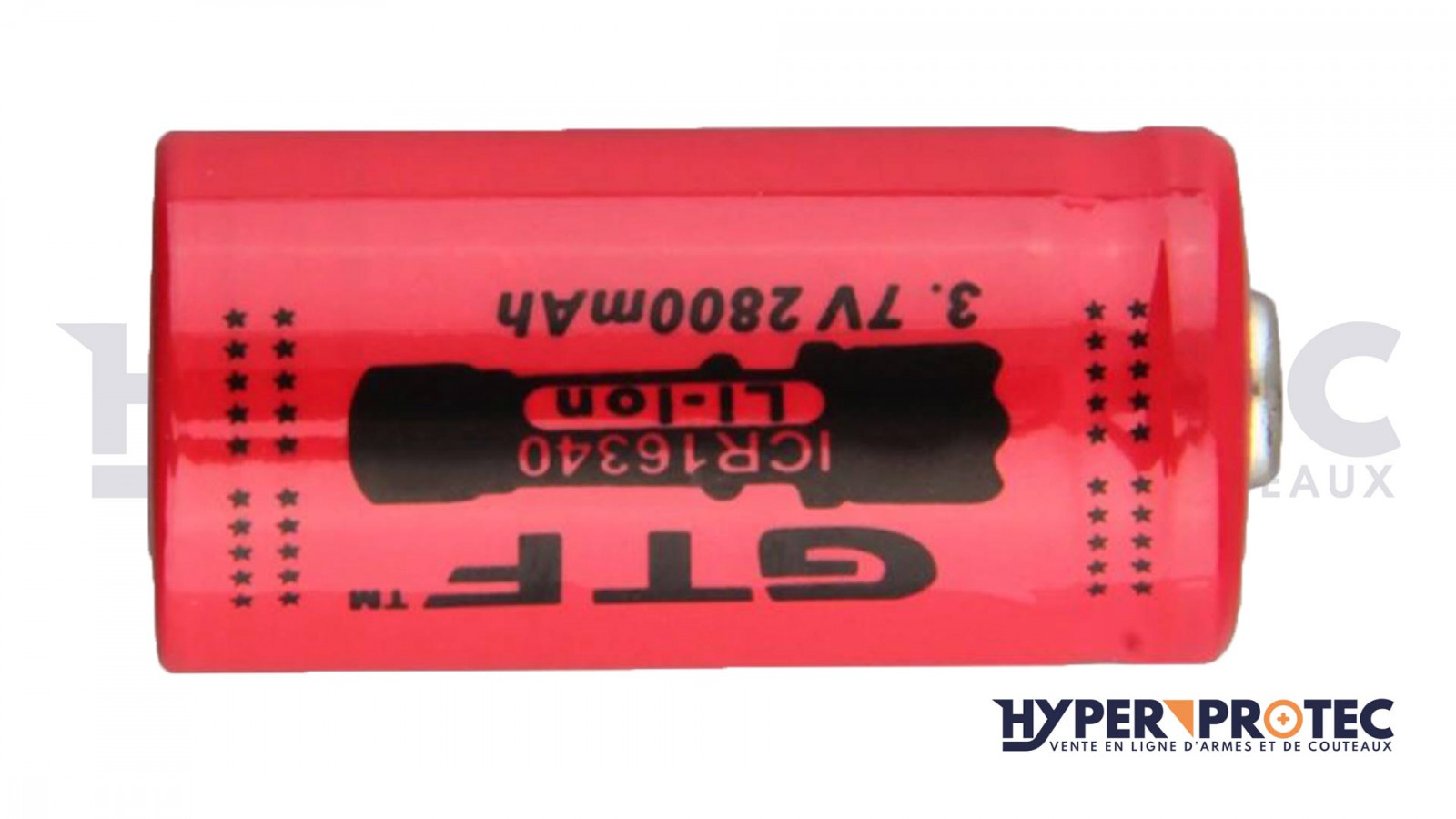 Hyper Access Pile CR123 - 2800 mA/h lithium-ion Rechargeable