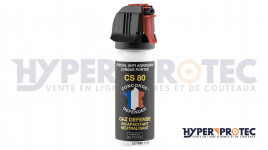 Spray anti agression CS 80 gaz défense - 50 ml